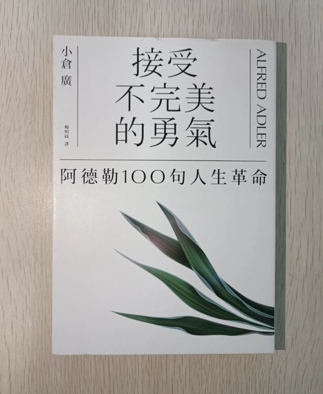 [ 正版 ] 接受不完美的勇氣：阿德勒 100 句人生革命 ( ALFRED ADLER 100 Words to Revolutionize Your Life ) - 小倉廣