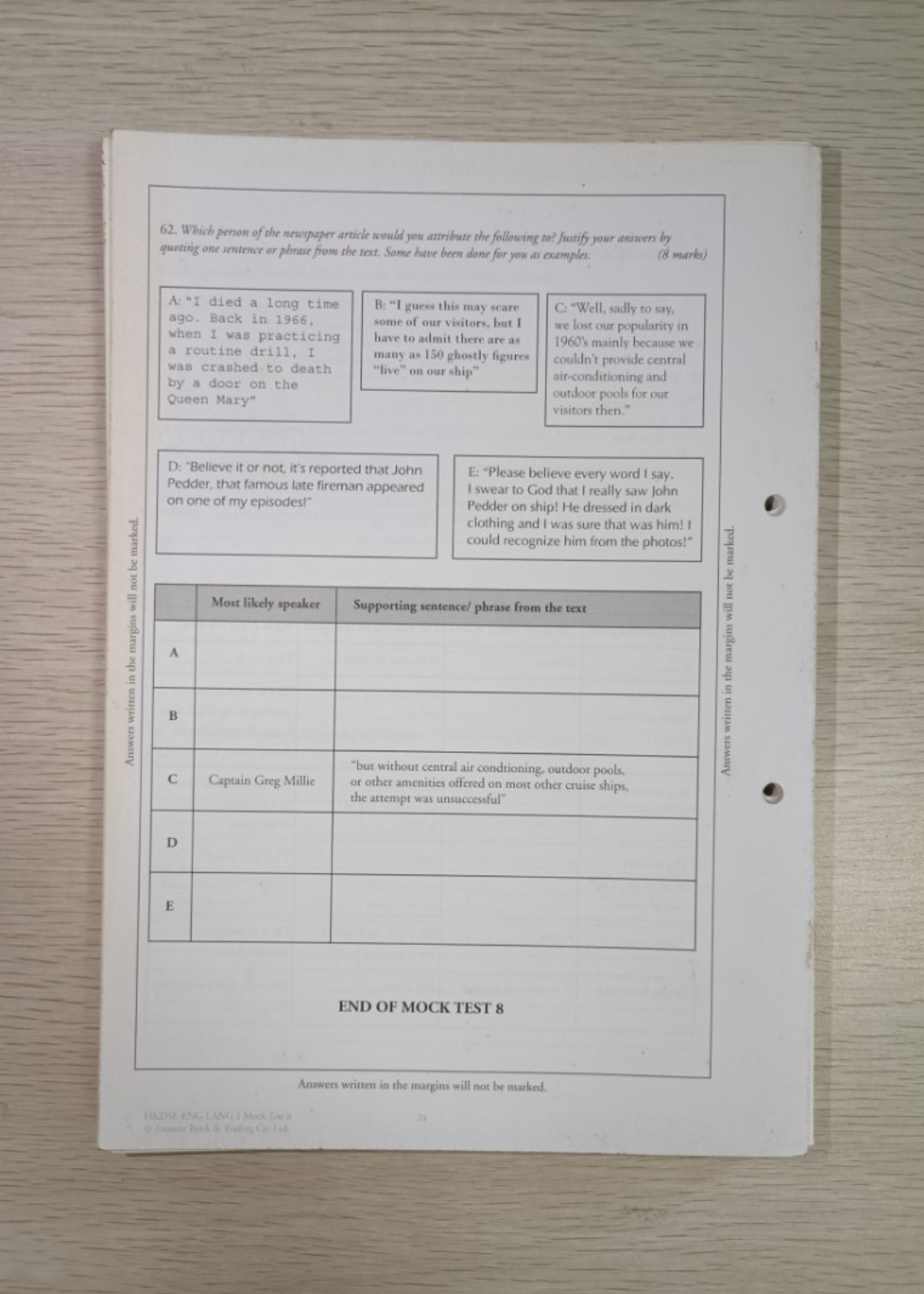 [ DSE ] Mastering HKDSE English Language ( Paper 1 ) Reading ( Set 1-8 ) ( 全齊 ) - 2