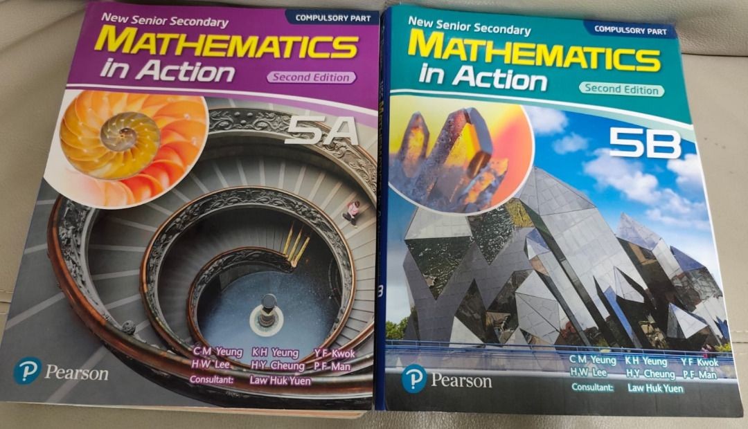 全新 Pearson Mathematics in Action Second Edition 5A 5B 連 Revision Handbook