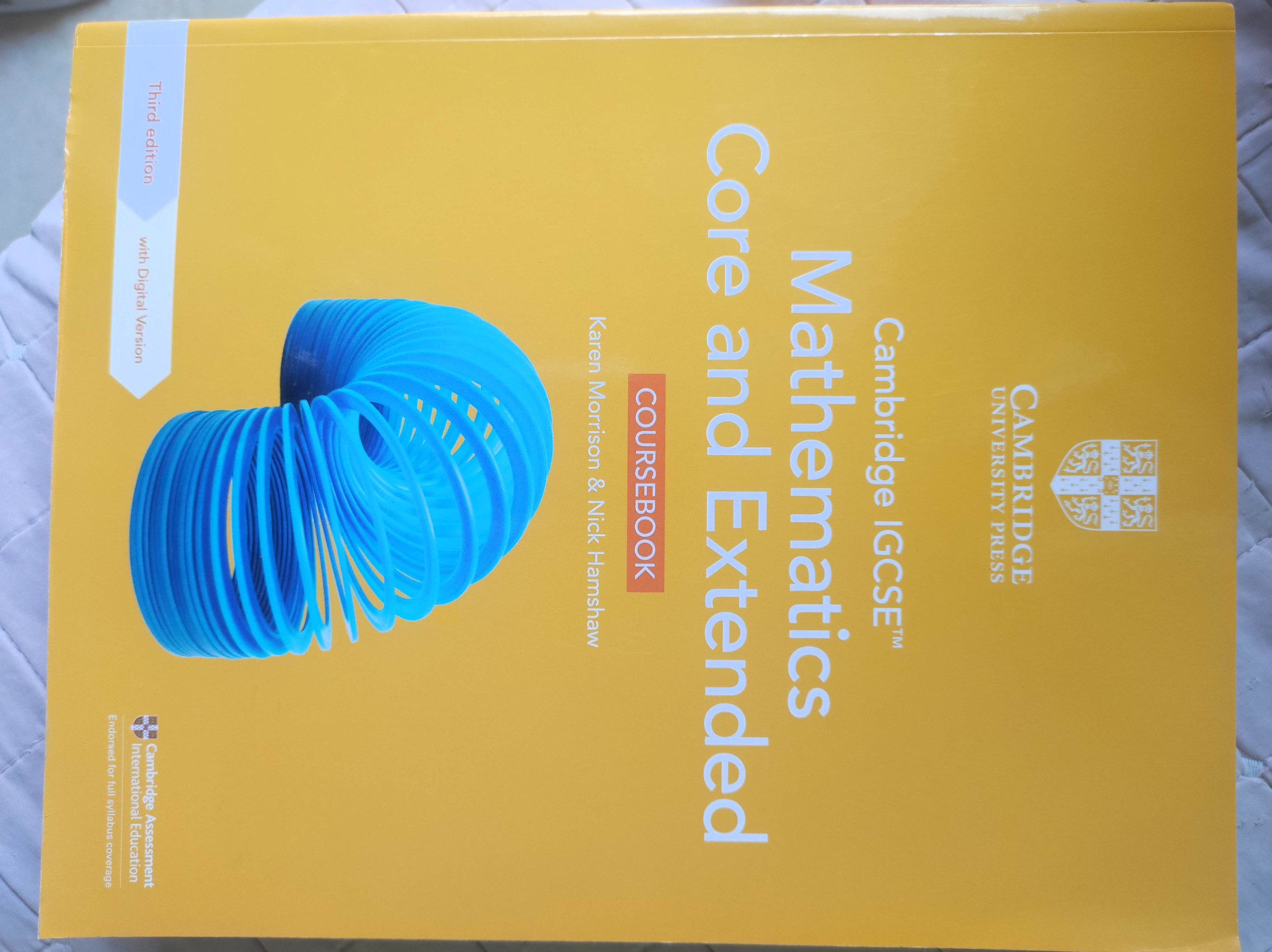 Cambridge IGCSE 數學核心與擴展課程教科書