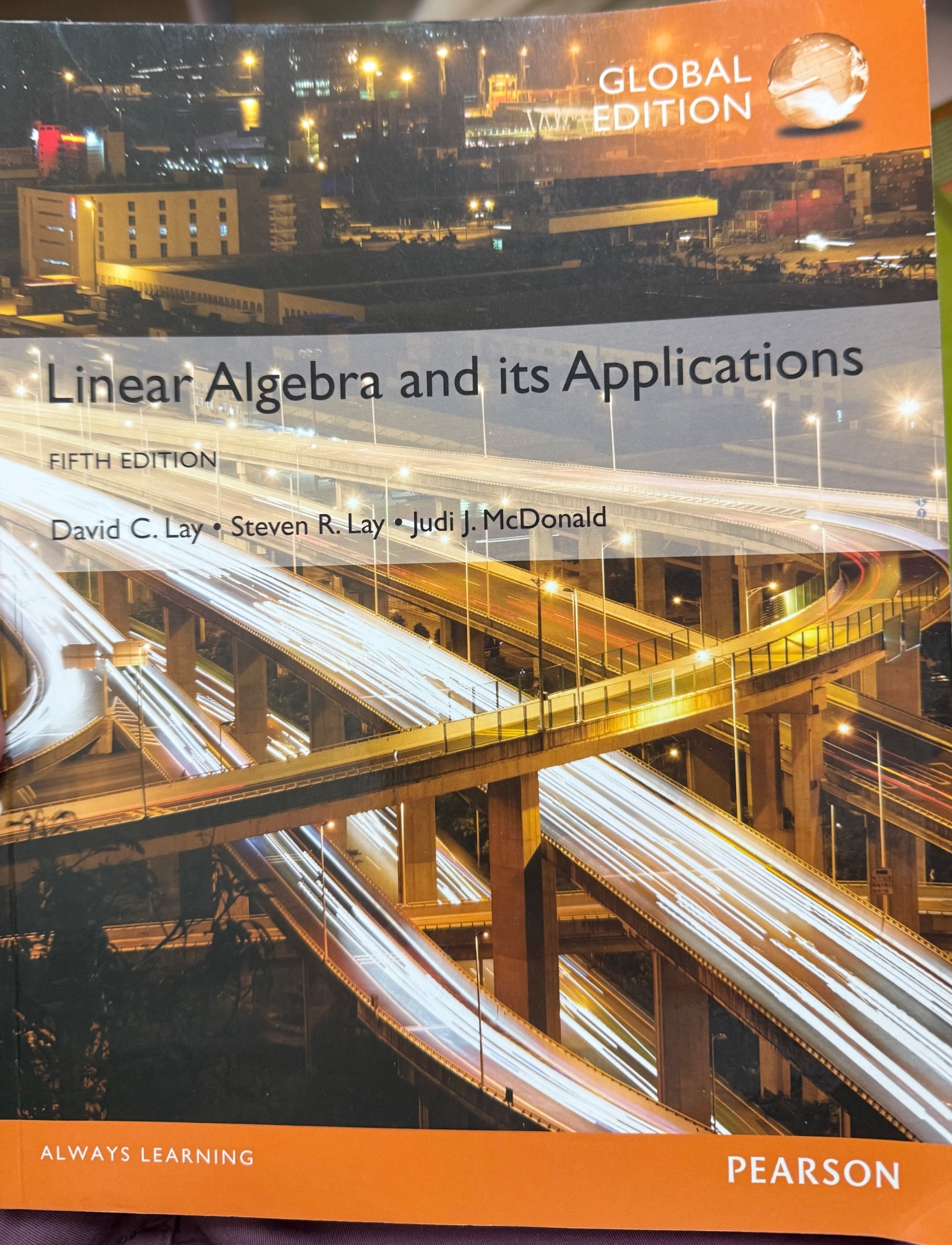 Linear Algebra and its Applications FIFTH EDITION