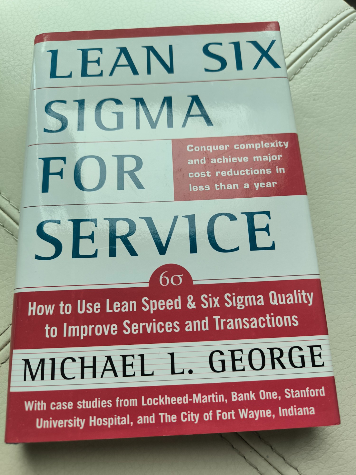 Lean Six Sigma for Service 教科書