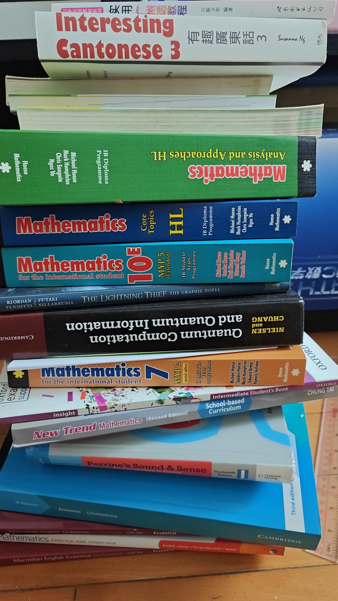 IB text books and others