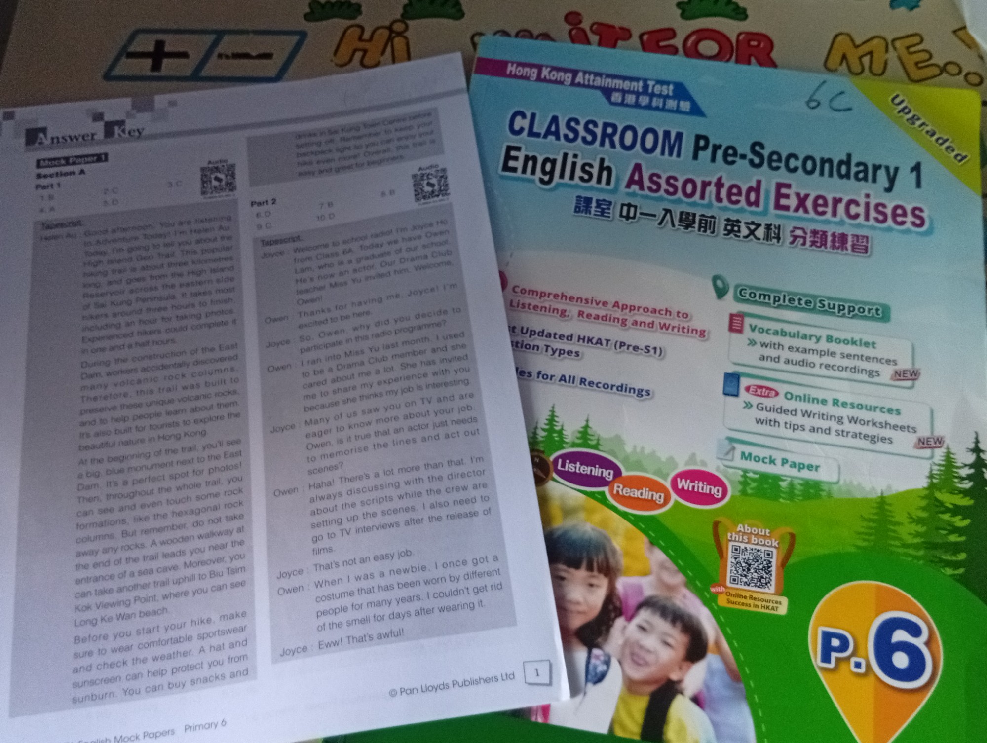 Classroom Pre-Secondary 1 English Assorted Exercises