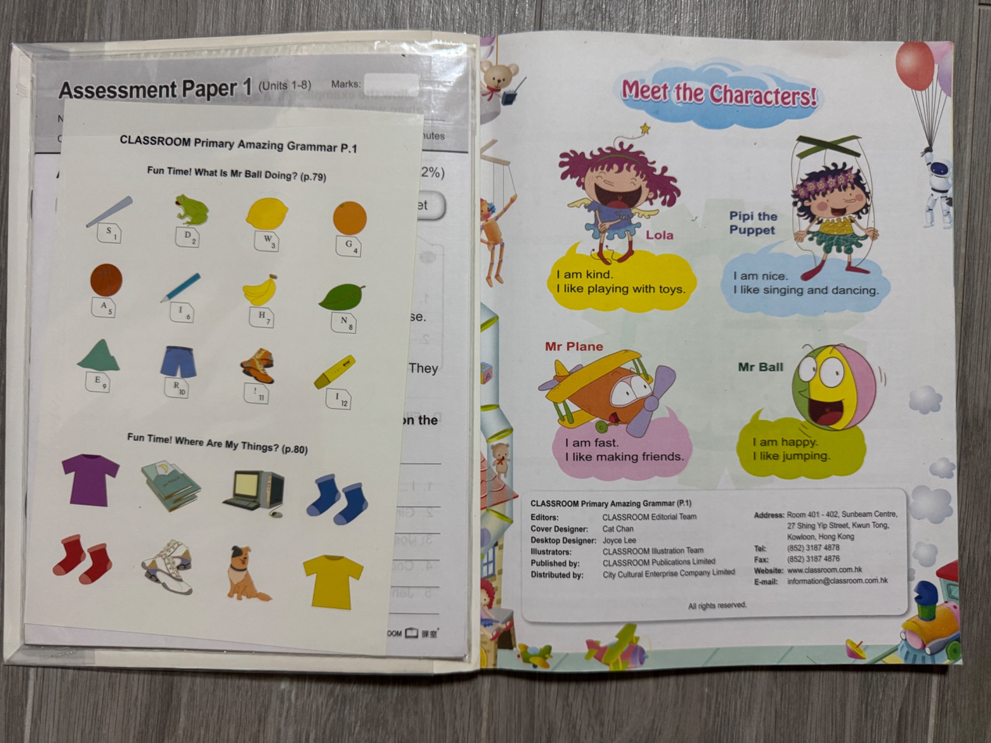 CLASSROOM Primary Amazing Grammar P.1 - 2