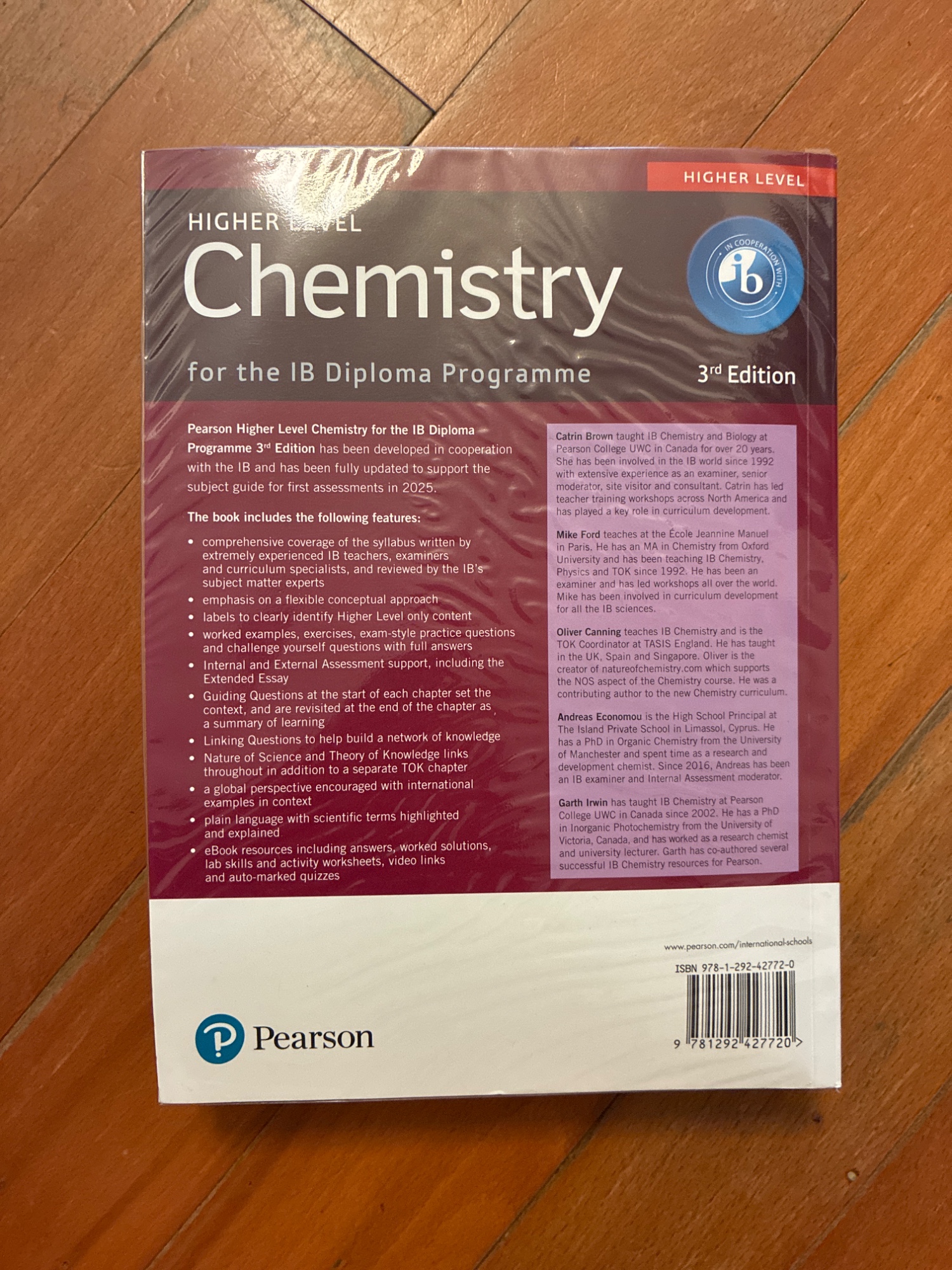 Pearson Chemistry for the IB Diploma Higher Level - 3