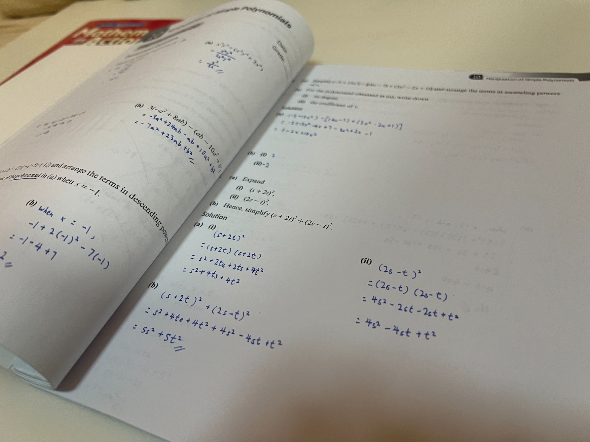 Junior Secondary Mathematics in Action Workbook 1A 1B - 2